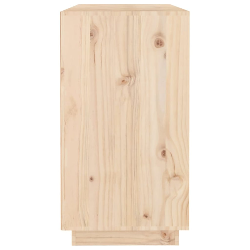 vidaXL tömör fenyőfa tálalószekrény 100 x 40 x 75 cm