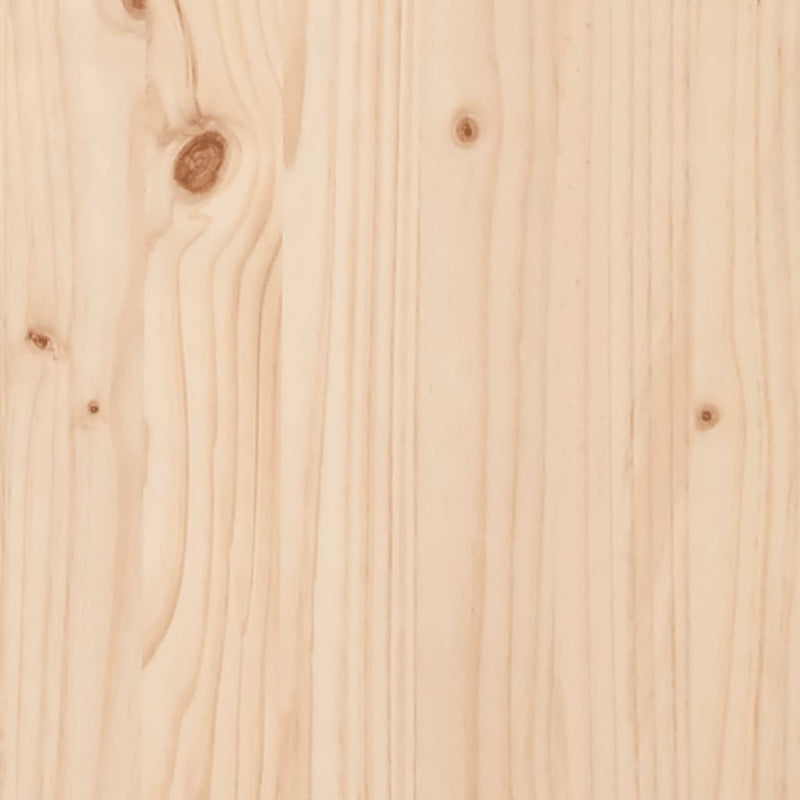 vidaXL tömör fenyőfa tálalószekrény 100 x 40 x 75 cm