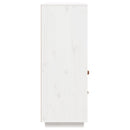 vidaXL fehér tömör fenyőfa magasszekrény 100 x 40 x 108,5 cm