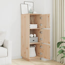 vidaXL tömör fenyőfa magasszekrény 34 x 40 x 108,5 cm