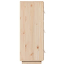 vidaXL tömör fenyőfa magasszekrény 34 x 40 x 108,5 cm