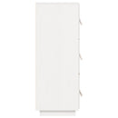 vidaXL fehér tömör fenyőfa magasszekrény 34 x 40 x 108,5 cm