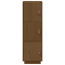 vidaXL mézbarna tömör fenyőfa magasszekrény 34 x 40 x 108,5 cm