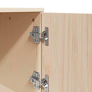 vidaXL tömör fenyőfa magasszekrény 67 x 40 x 108,5 cm