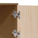 vidaXL mézbarna tömör fenyőfa magasszekrény 67 x 40 x 108,5 cm