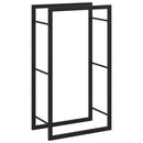 vidaXL fekete acél tűzifatároló állvány 50x28x94 cm