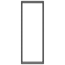 vidaXL matt fekete acél tűzifatartó 80x28x222 cm