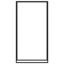 vidaXL fekete acél tűzifatároló állvány 110x28x214 cm