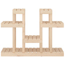 vidaXL tömör fenyőfa növénytartó 104,5x25x77,5 cm