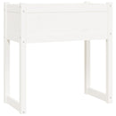 vidaXL fehér tömör fenyőfa növénytartó 78 x 40 x 81 cm