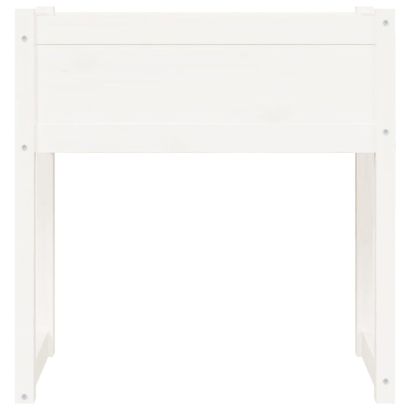 vidaXL fehér tömör fenyőfa növénytartó 78 x 40 x 81 cm