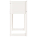 vidaXL fehér tömör fenyőfa növénytartó 78 x 40 x 81 cm