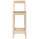 vidaXL 2 db tömör fenyőfa bárszék 40 x 41,5 x 112 cm