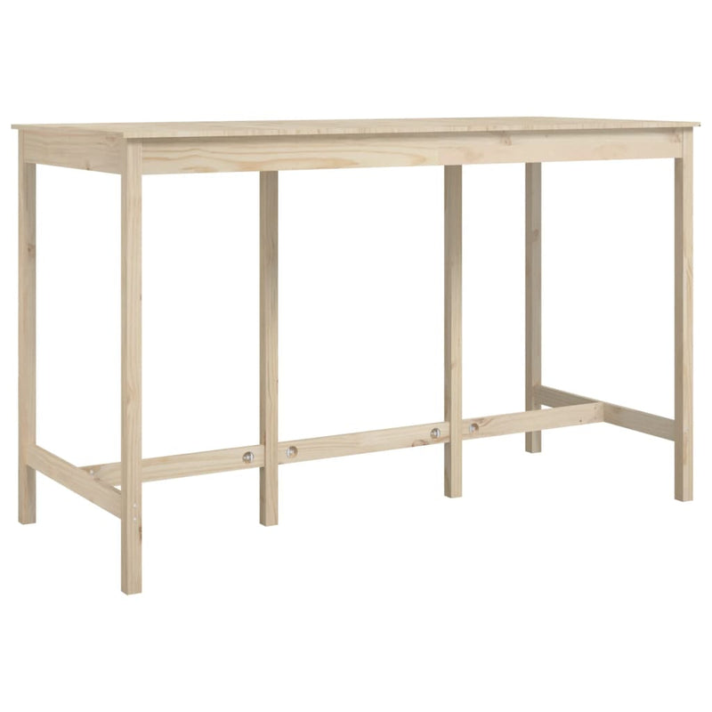 vidaXL tömör fenyőfa bárasztal 180 x 80 x 110 cm