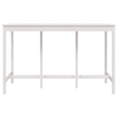 vidaXL fehér tömör fenyőfa bárasztal 180 x 80 x 110 cm