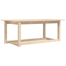 vidaXL tömör fenyőfa dohányzóasztal 110 x 55 x 45 cm