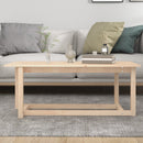 vidaXL tömör fenyőfa dohányzóasztal 110 x 55 x 45 cm