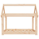 vidaXL tömör fenyőfa kutyaágy 81x60x70 cm