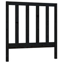 vidaXL fekete tömör fenyőfa ágy fejtámla 95 x 4 x 100 cm