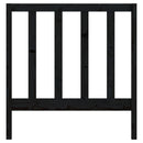 vidaXL fekete tömör fenyőfa ágy fejtámla 95 x 4 x 100 cm