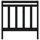 vidaXL fekete tömör fenyőfa ágy fejtámla 95 x 4 x 100 cm