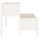 vidaXL fehér tömör fenyőfa növénytartó 110 x 84 x 75 cm