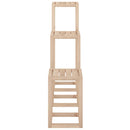 vidaXL 3 részes tömör fenyőfa növénytartó éllvány szett