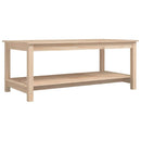 vidaXL tömör fenyőfa dohányzóasztal 110 x 55 x 45 cm
