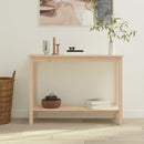 vidaXL tömör fenyőfa tálalóasztal 110x40x80 cm
