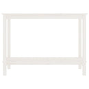 vidaXL fehér tömör fenyőfa tálalóasztal 110 x 40 x 80 cm