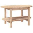 vidaXL tömör fenyőfa dohányzóasztal 80x45x45 cm