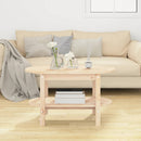 vidaXL tömör fenyőfa dohányzóasztal 80x45x45 cm