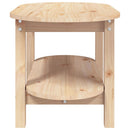 vidaXL tömör fenyőfa dohányzóasztal 80x45x45 cm