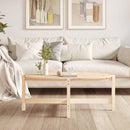 vidaXL tömör fenyőfa dohányzóasztal 118 x 63 x 45 cm