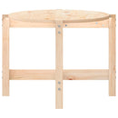 vidaXL tömör fenyőfa dohányzóasztal 118 x 63 x 45 cm