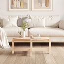 vidaXL tömör fenyőfa dohányzóasztal 87 x 48 x 35 cm