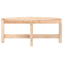 vidaXL tömör fenyőfa dohányzóasztal 87 x 48 x 35 cm