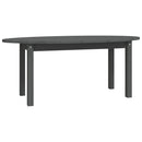 vidaXL szürke tömör fenyőfa dohányzóasztal 110 x 55 x 45 cm