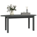 vidaXL szürke tömör fenyőfa dohányzóasztal 110 x 55 x 45 cm