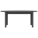 vidaXL szürke tömör fenyőfa dohányzóasztal 110 x 55 x 45 cm