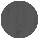 vidaXL szürke tömör fenyőfa dohányzóasztal Ø 40 x 60 cm