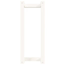 vidaXL fehér tömör fenyőfa törülközőtartó 23 x 18 x 60 cm