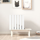 vidaXL tömör fenyőfa macskaház fehér 60 x 36 x 60 cm
