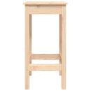 vidaXL 3 részes tömör fenyőfa bárszett