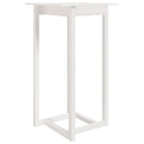 vidaXL 3 részes fehér tömör fenyőfa bárszett