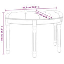 vidaXL kék bársonypad 81,5 x 41 x 49 cm