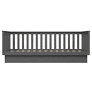 vidaXL szürke tömör fenyőfa kanapéágy 100 x 200 cm