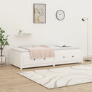 vidaXL fehér tömör fenyőfa kanapéágy matrac nélkül 80 x 200 cm