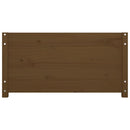 vidaXL mézbarna tömör fenyőfa kanapéágy 80 x 200 cm