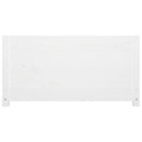 vidaXL fehér tömör fenyőfa kanapéágy matrac nélkül 90 x 200 cm